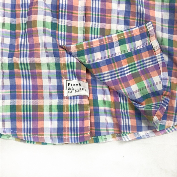 Frank & Eileen Barry Checkered Button Down Shirt - Picture 5 of 6
